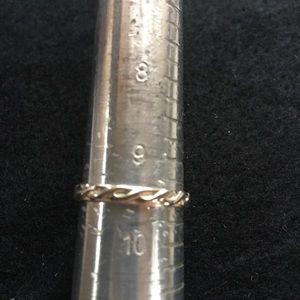 Sterling silver stacking ring